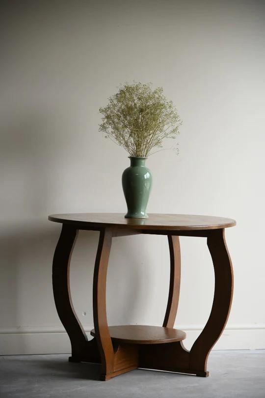 Deco Oak Two Tier Centre Table (1 of 13)