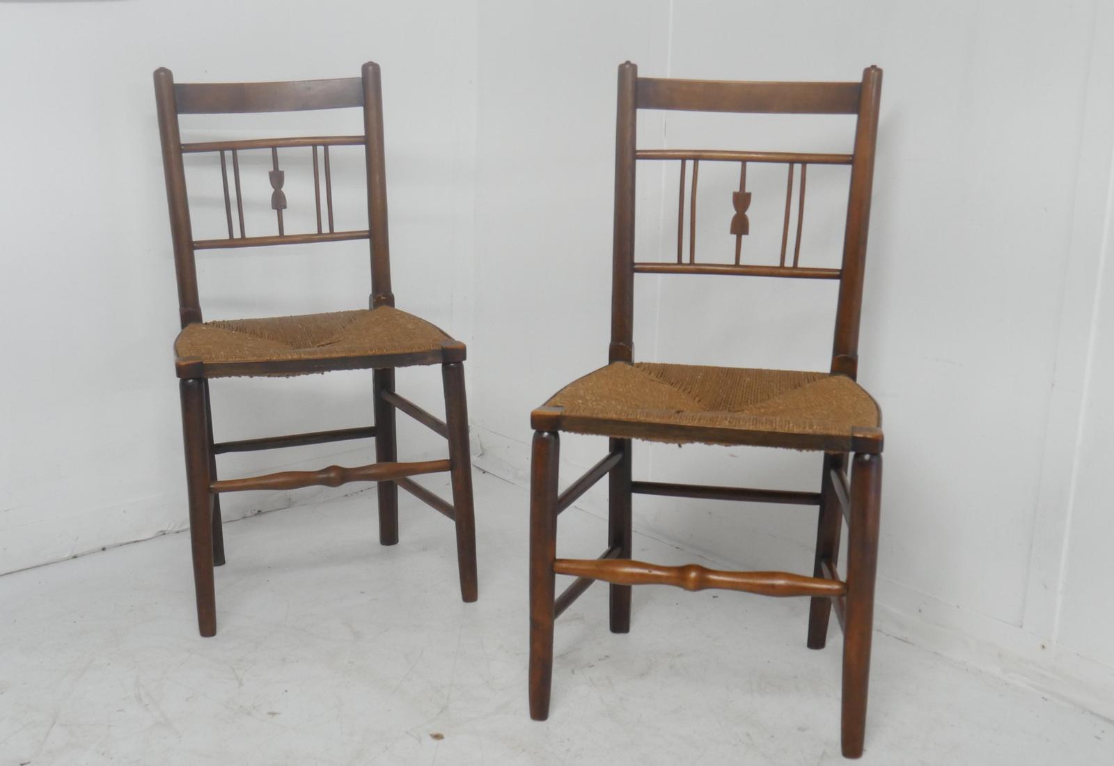 Pair of Oak Sussex Chairs (1 of 9) Pair of Oak Sussex Chairs (1 of 9)