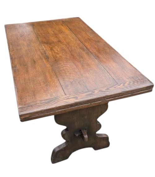 Solid Oak Farmhouse Extending Dining Table / Family Table (1 of 7)