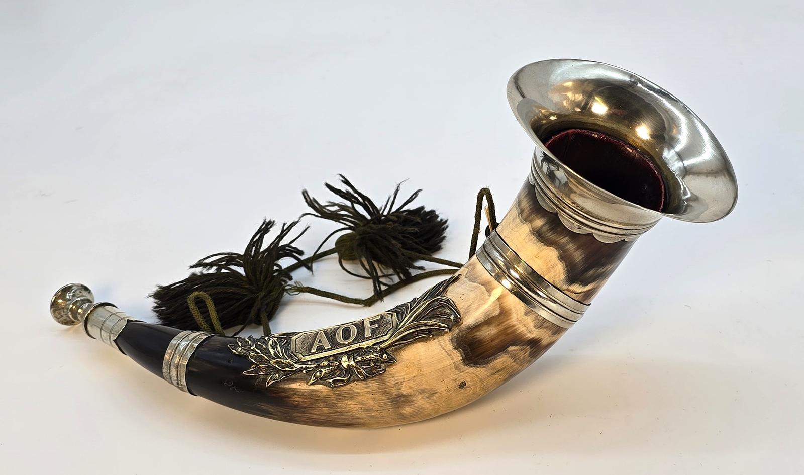 A Rare Ceremonial Horn from the Ancient Order of Foresters, C 1870 (1 of 14) A Rare Ceremonial Horn from the Ancient Order of Foresters, C 1870 (1 of 14)