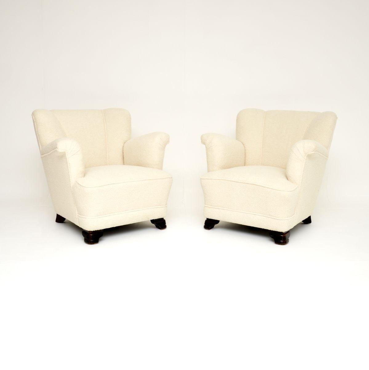 Pair of Danish Vintage Club Armchairs (1 of 10) Pair of Danish Vintage Club Armchairs (1 of 10)