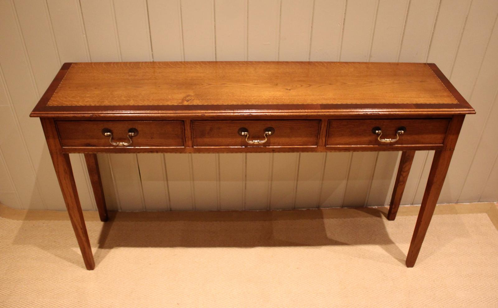 Solid Oak Console Table (1 of 12) Solid Oak Console Table (1 of 12)