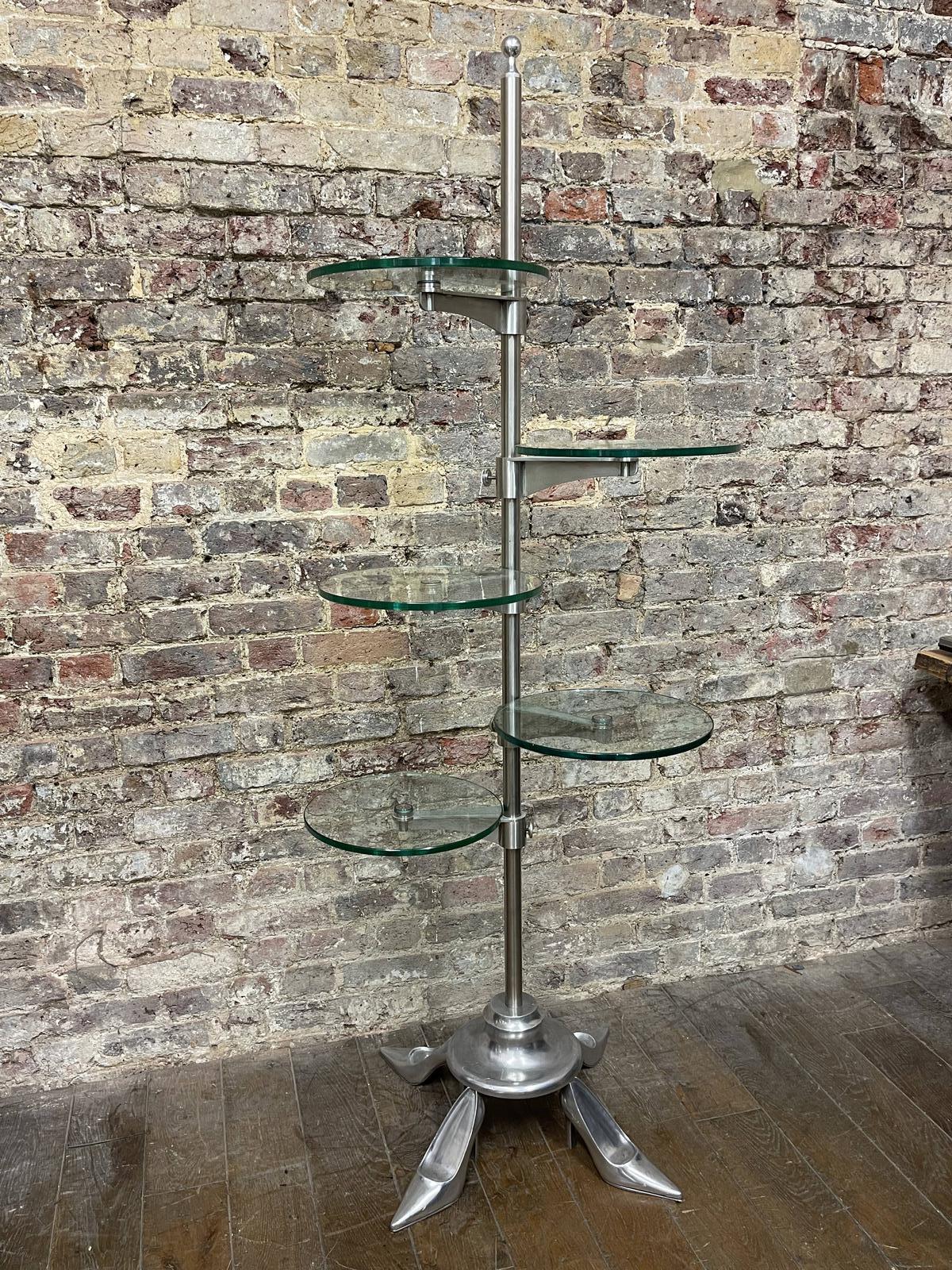 Chrome Display Stand on Aluminium Heels (1 of 4)