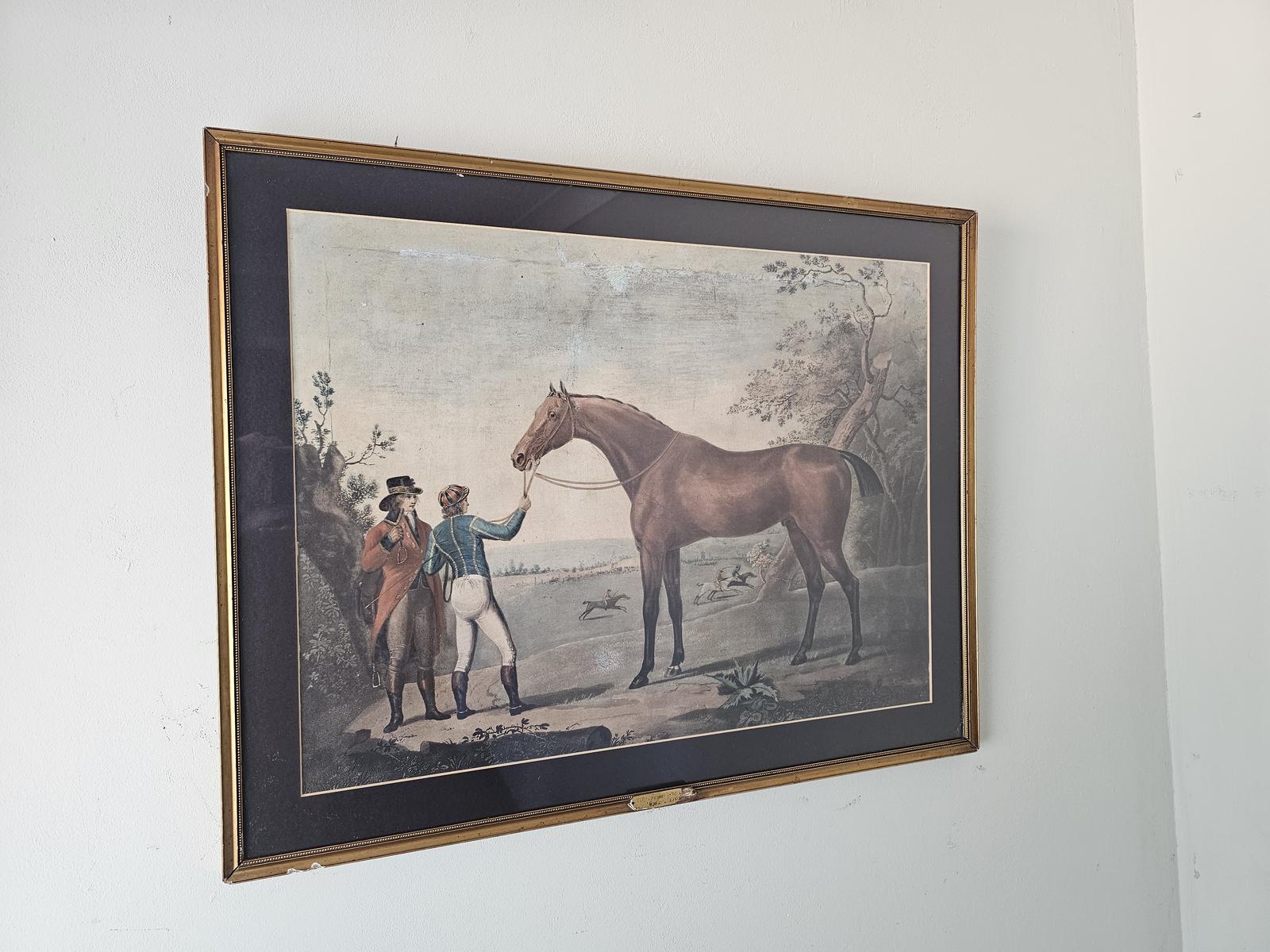 1800s Horse Racing Engraving (1 of 9)