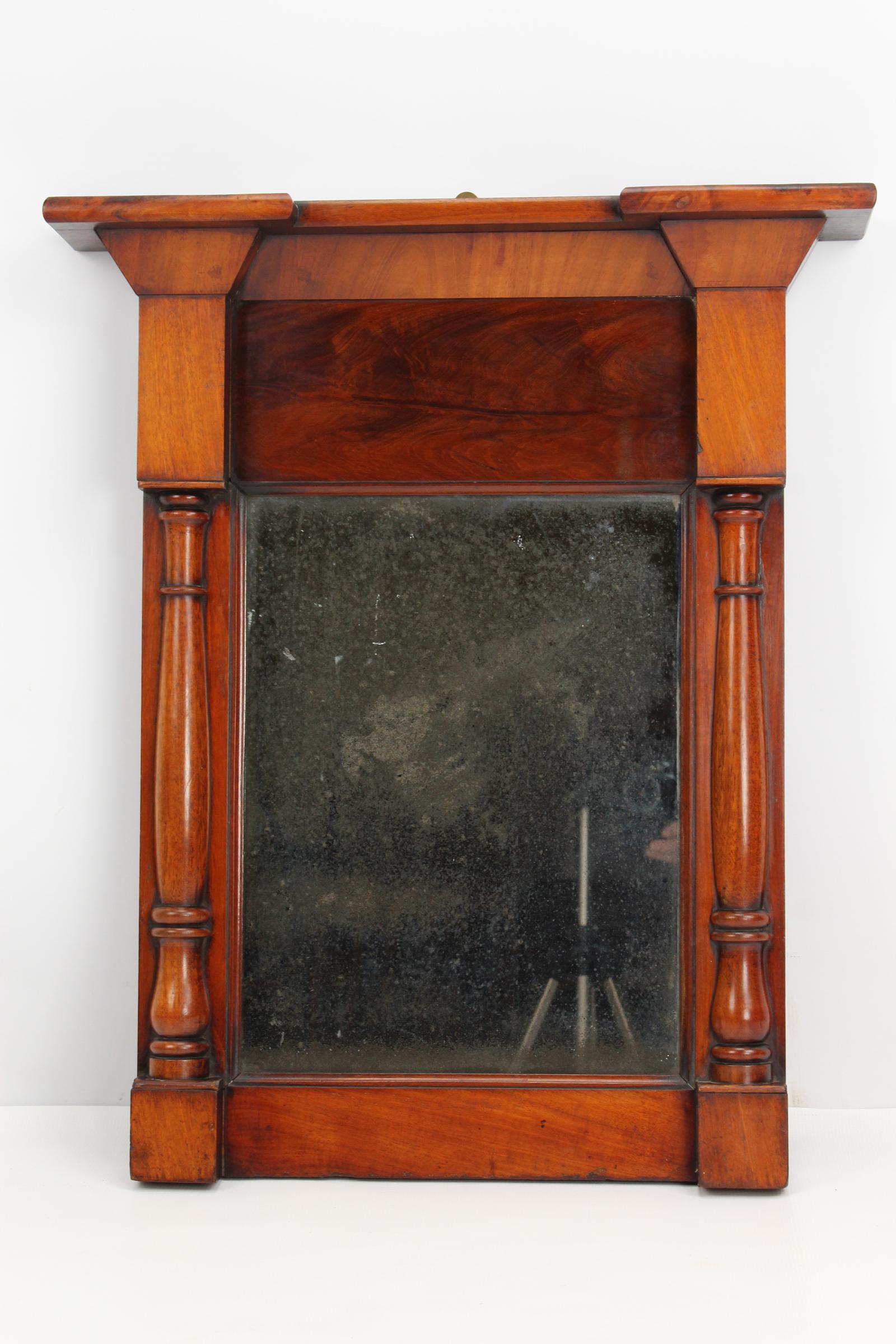 Small Regency Mahogany Pier Mirror (1 of 13) Small Regency Mahogany Pier Mirror (1 of 13)