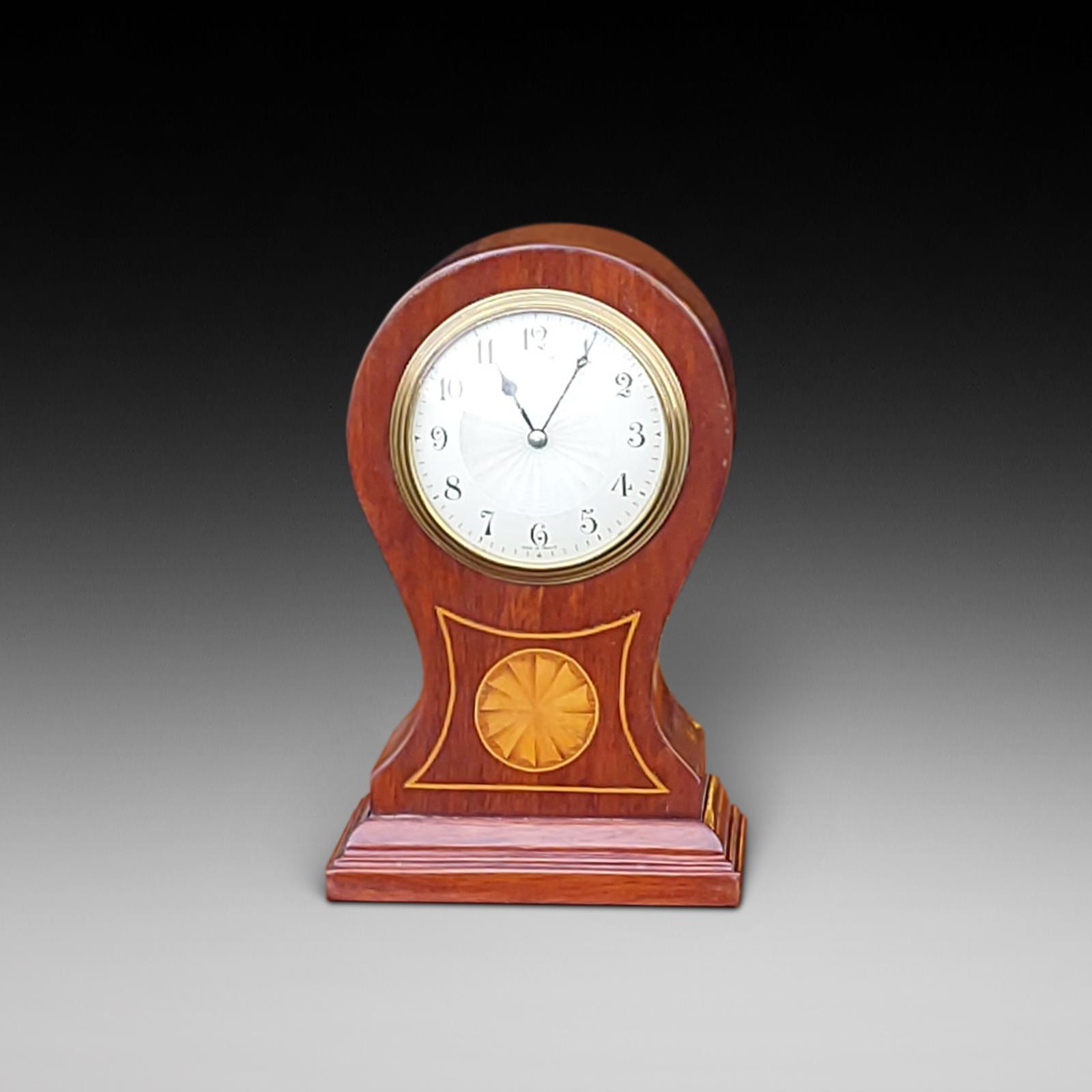 Edwardian Maahogany Mantel Clock (1 of 6) Edwardian Maahogany Mantel Clock (1 of 6)