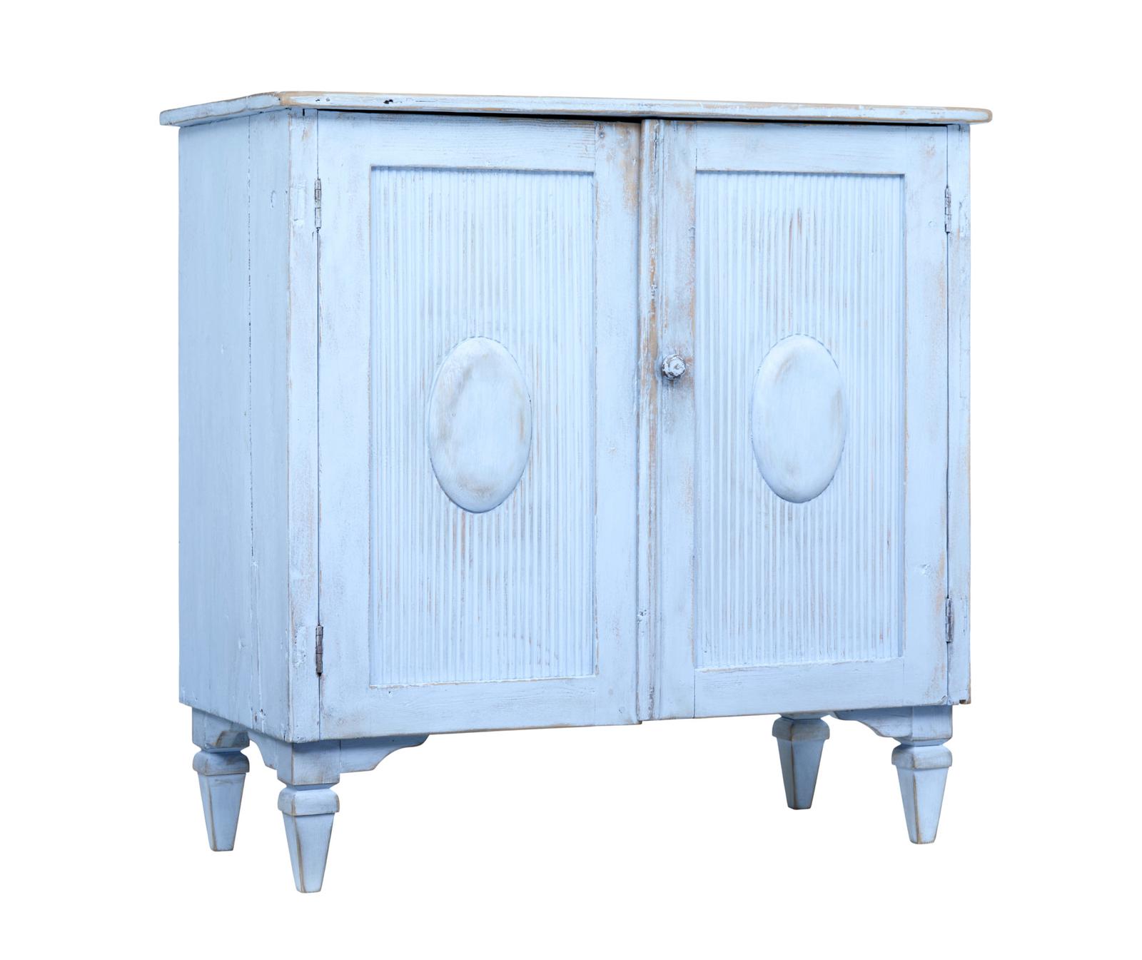 19th Century Scandinavian Painted Cupboard (1 of 9)