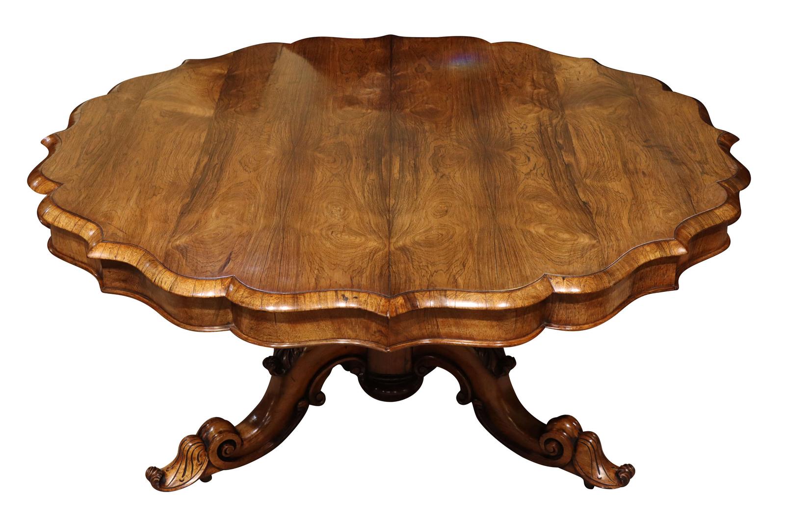 19th Century Rosewood Centre or Dining Table (1 of 8) 19th Century Rosewood Centre or Dining Table (1 of 8)