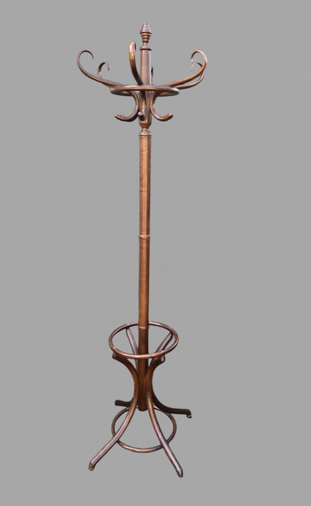 Thonet Free Standing Coat & Stick Stand (1 of 3)