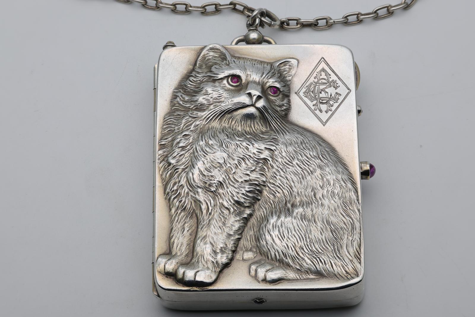 Large Silver Antique Minaudiere Attributed to Louis Kuppenheim (1 of 10)