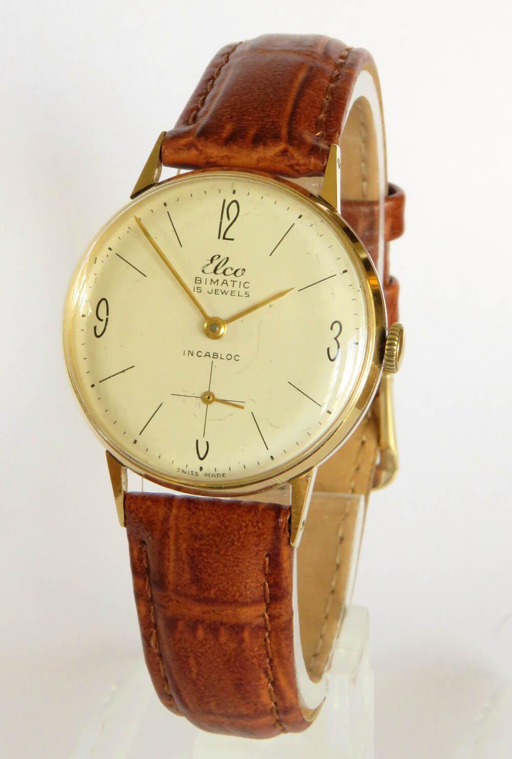 Watch: Gents 1960s Elco Bimatic Wrist Watch (1 of 5)