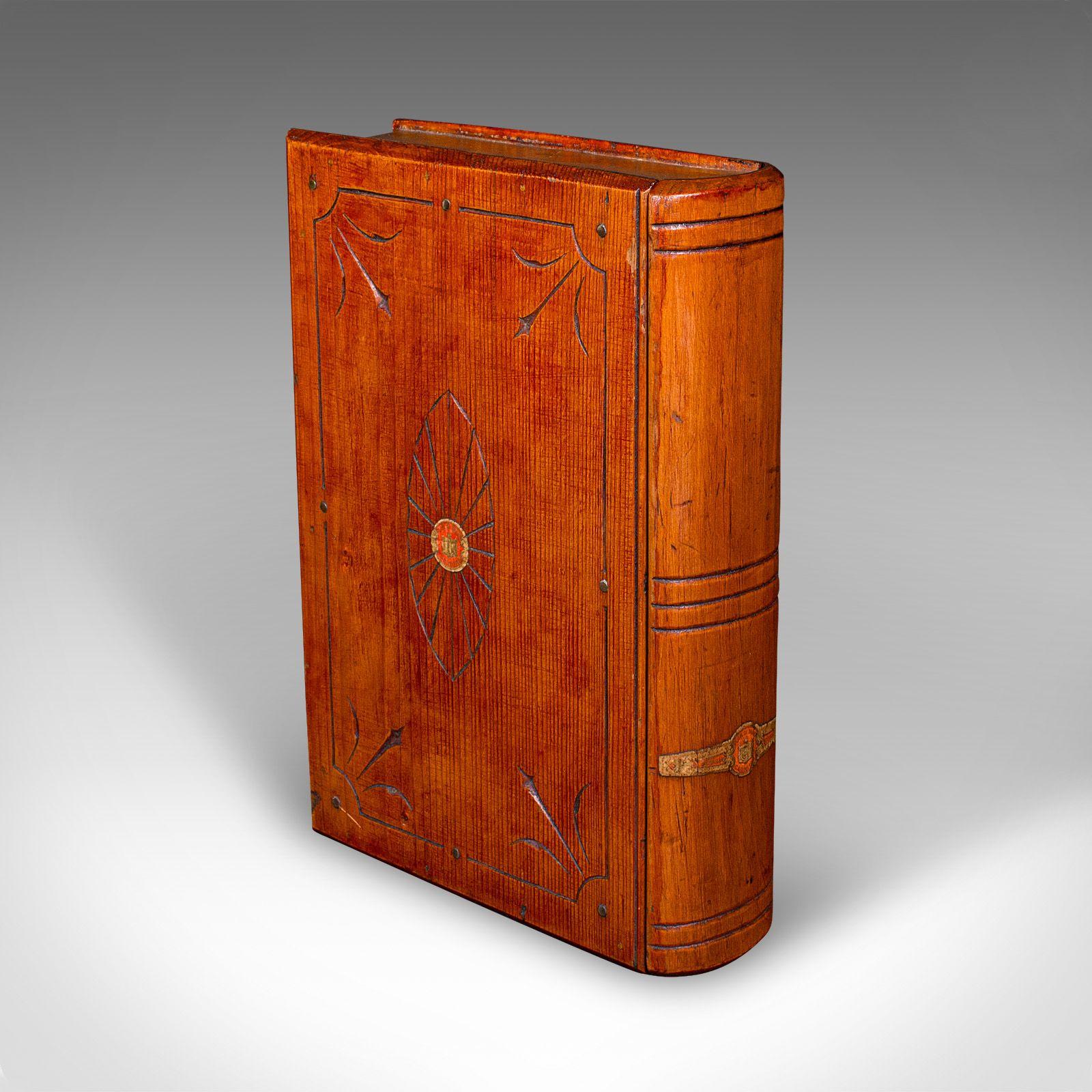 Antique Book Safe, Continental, Cedar, Disguise Volume Storage Box c.1910 (1 of 10) Antique Book Safe, Continental, Cedar, Disguise Volume Storage Box c.1910 (1 of 10)