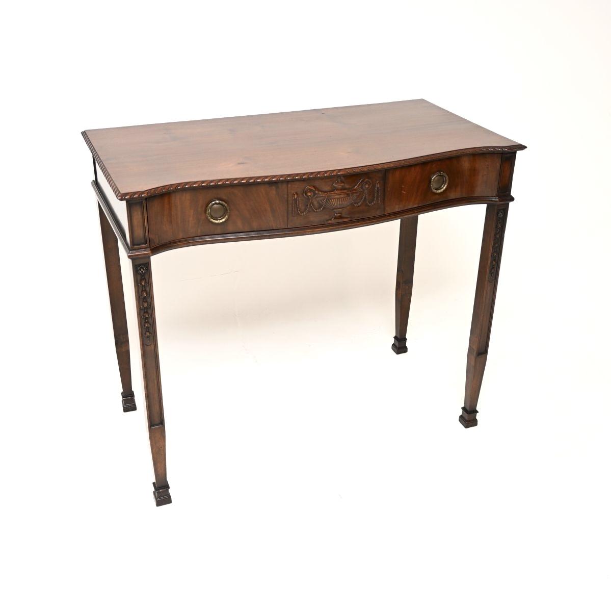 Antique Edwardian Mahogany Console Table by Maple & Co (1 of 10) Antique Edwardian Mahogany Console Table by Maple & Co (1 of 10)