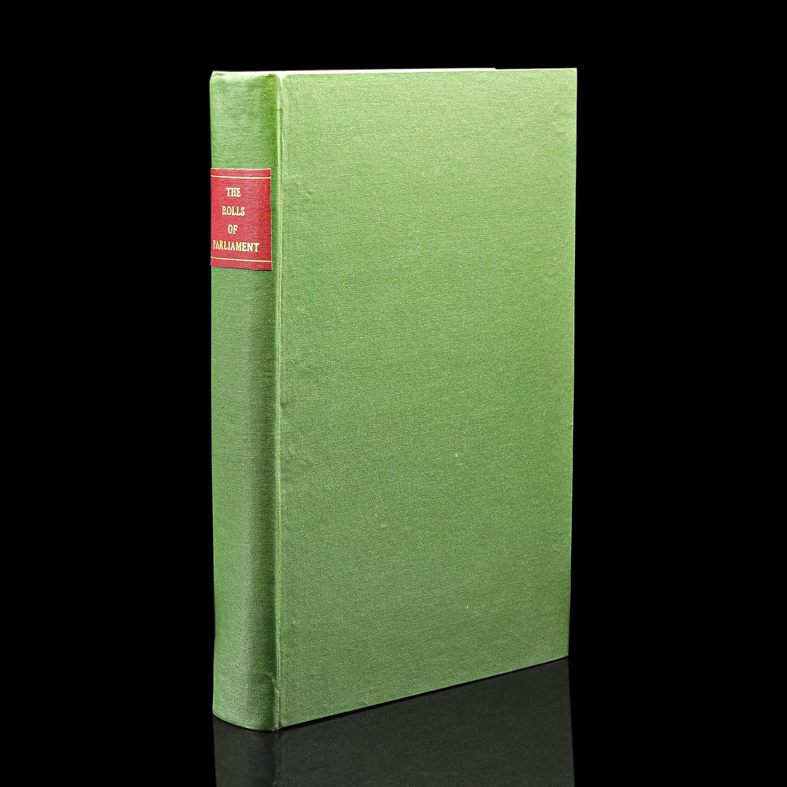 Large Antique Reference Book, Index, Rolls of Parliament - English, William IV (1 of 12)