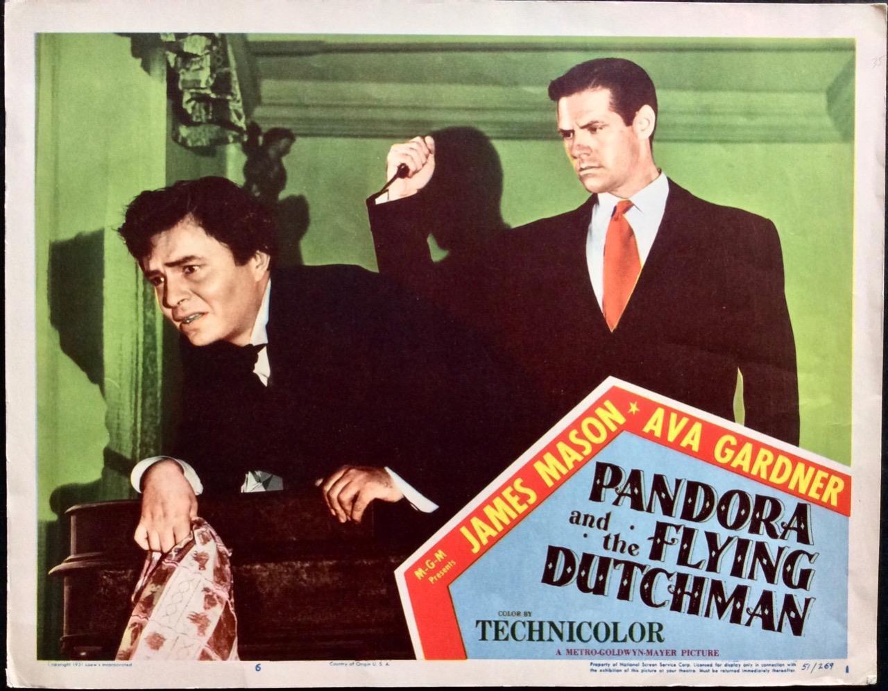 1951 Large Film Lobby Card Pandora & The Flying Dutchman James Mason Ava Gardner (1 of 1)
