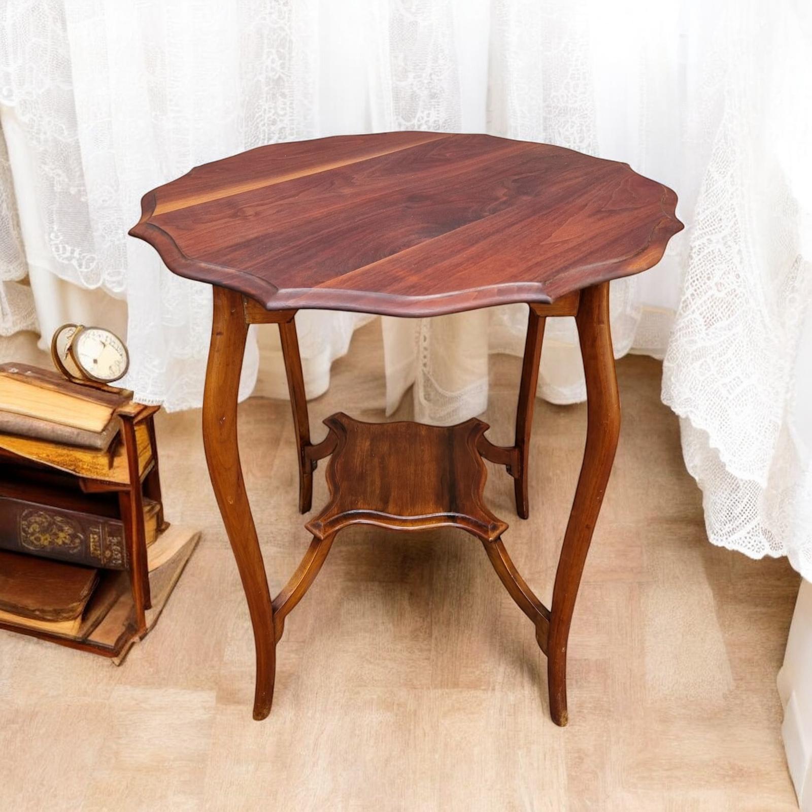 Antique Edwardian Two Tier Occasional Table / c.1910 (1 of 9)