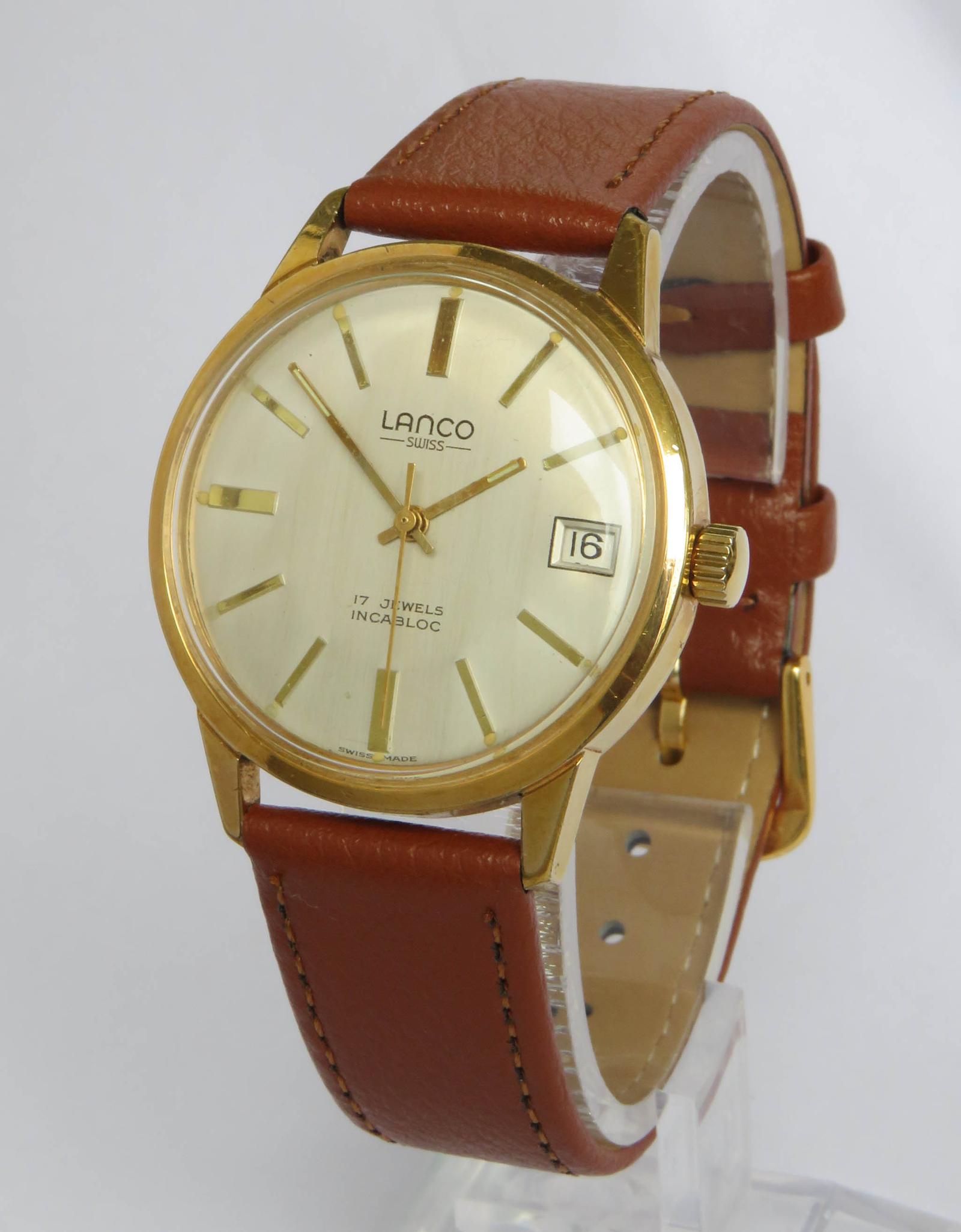 Watch: Gents 1970s Lanco Wrist Watch (1 of 5) Watch: Gents 1970s Lanco Wrist Watch (1 of 5)
