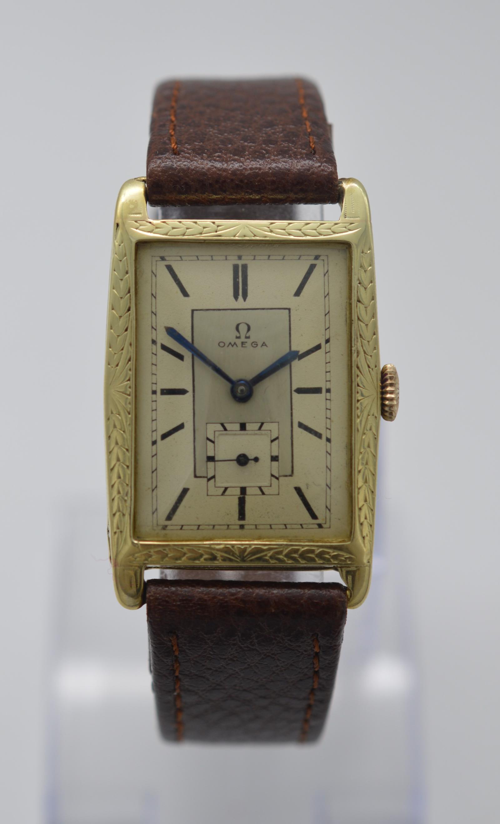 1925 / 1926 Omega 18K Gold Wristwatch (1 of 7)