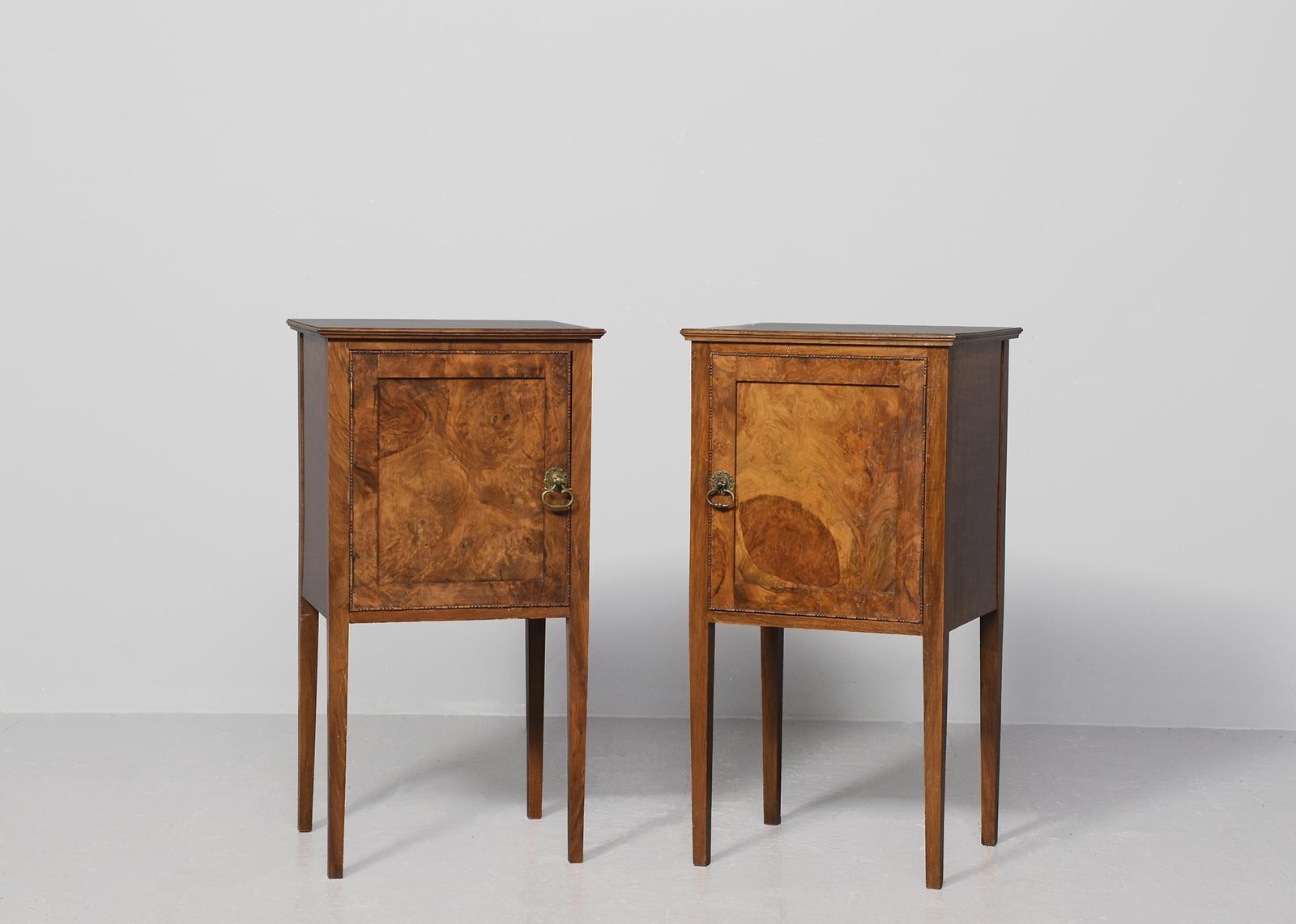 Pair of Burr Walnut Bedside Cabinets (1 of 7) Pair of Burr Walnut Bedside Cabinets (1 of 7)