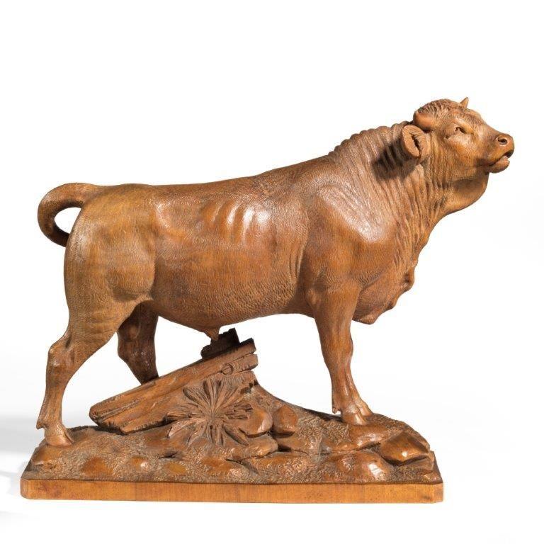 19th Century Black Forest Bull (1 of 7) 19th Century Black Forest Bull (1 of 7)