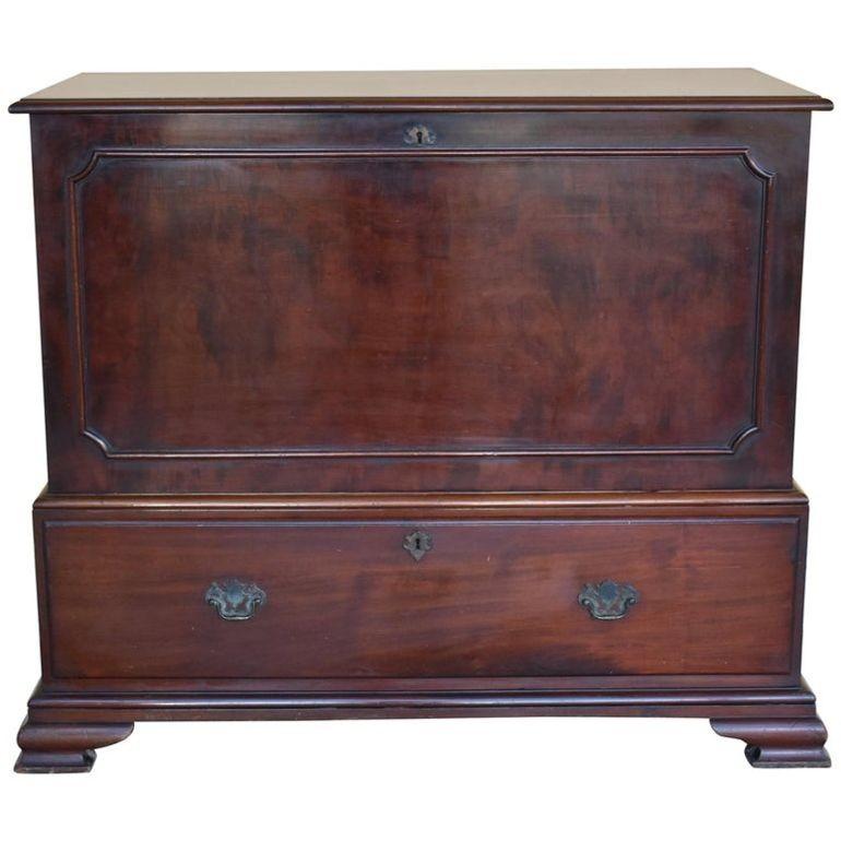 George III Mahogany Silver Chest by T Wilson (1 of 10)