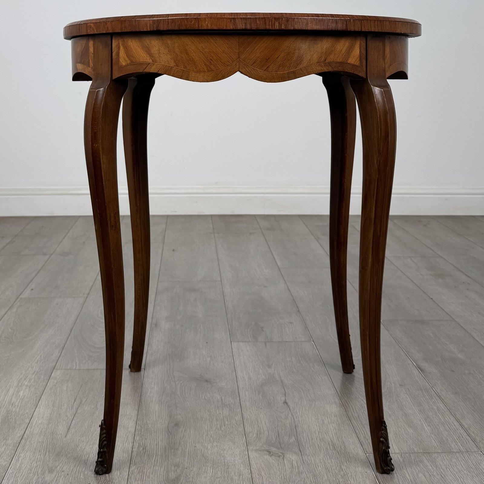 Antique French Louis XV Style Marquetry Side Table | Cabriole Legs | AF-6832 (1 of 7) Antique French Louis XV Style Marquetry Side Table | Cabriole Legs | AF-6832 (1 of 7)