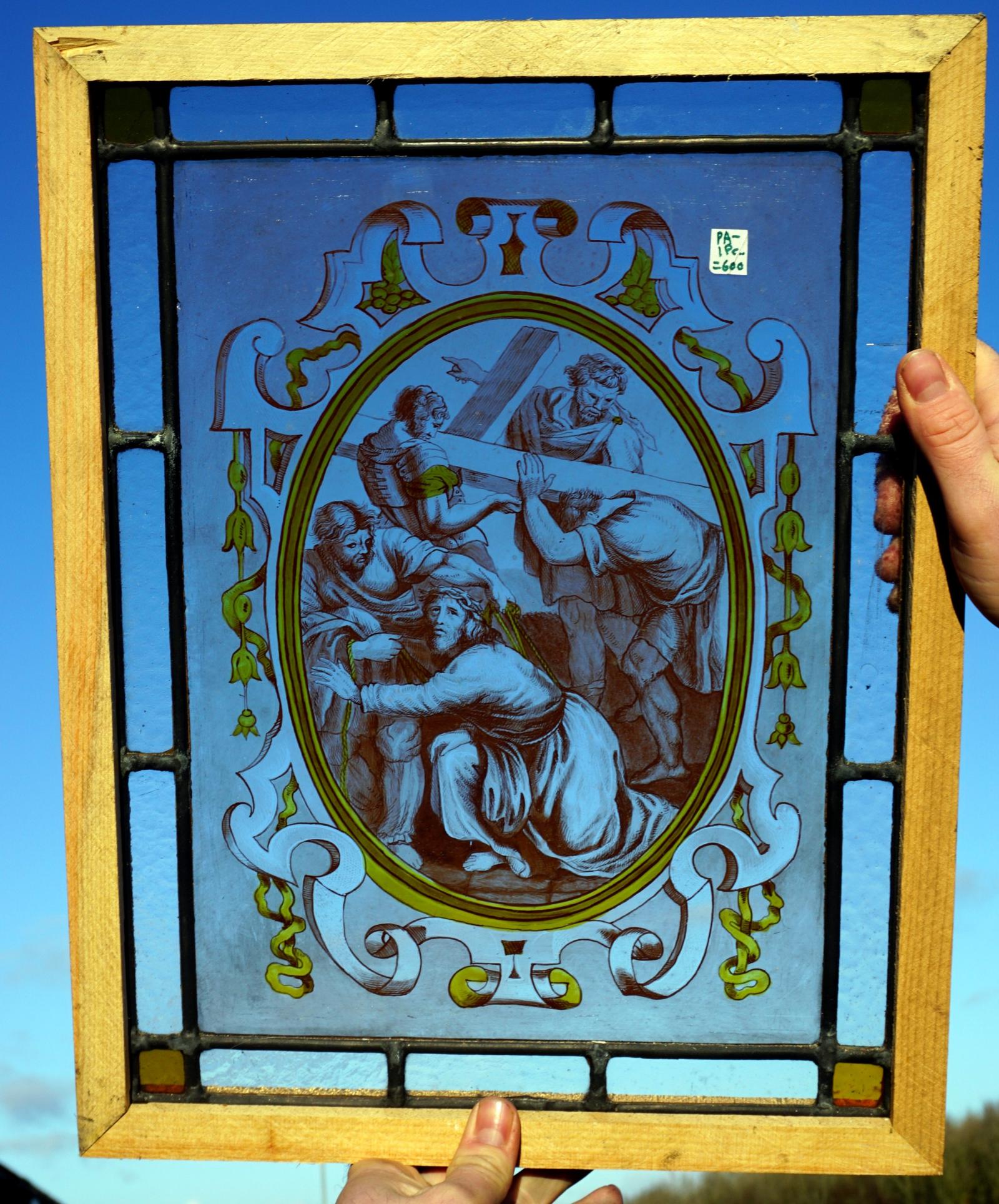 Good Painted Religious Window (1 of 2)