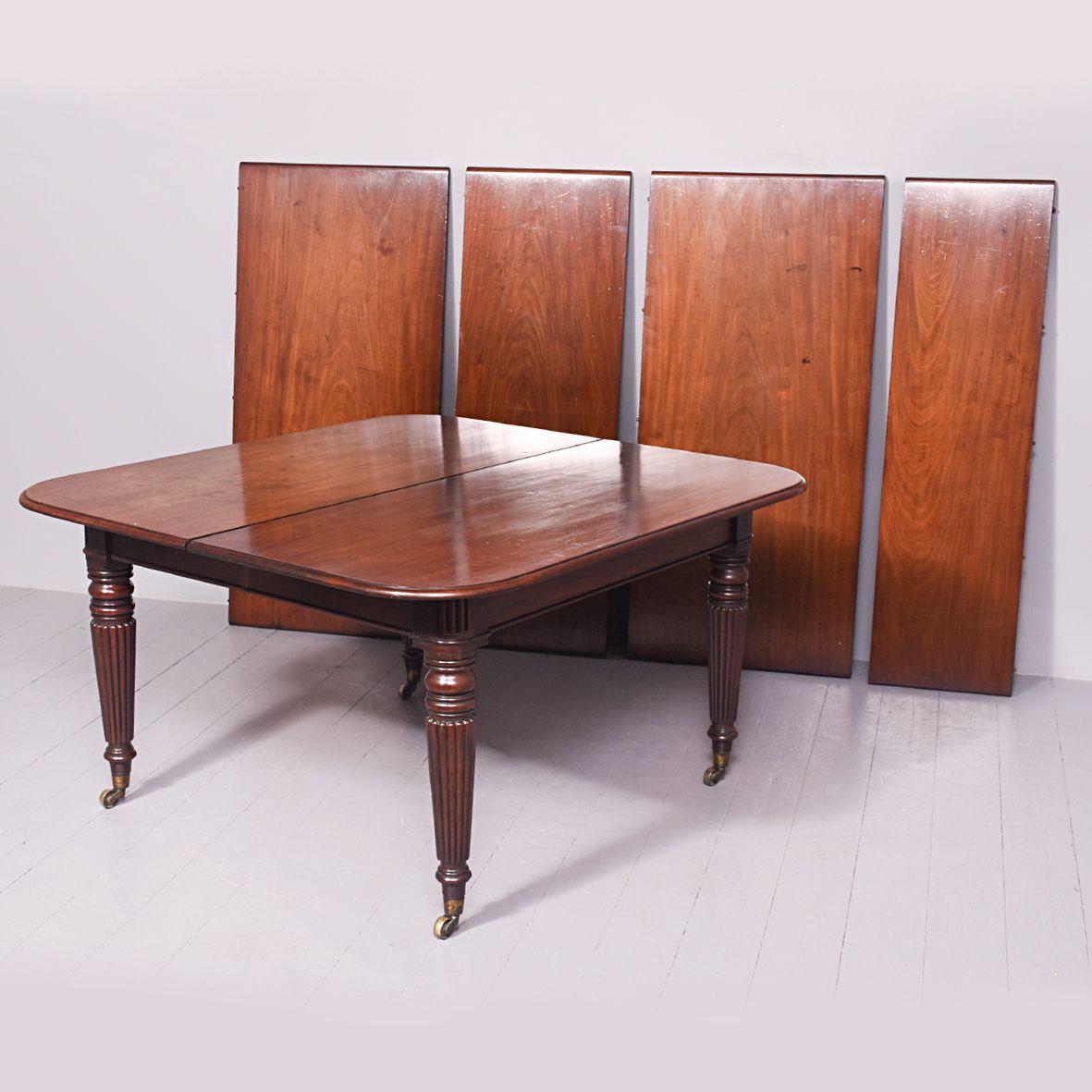 Gillow's Style Mahogany Dining Table (1 of 5)