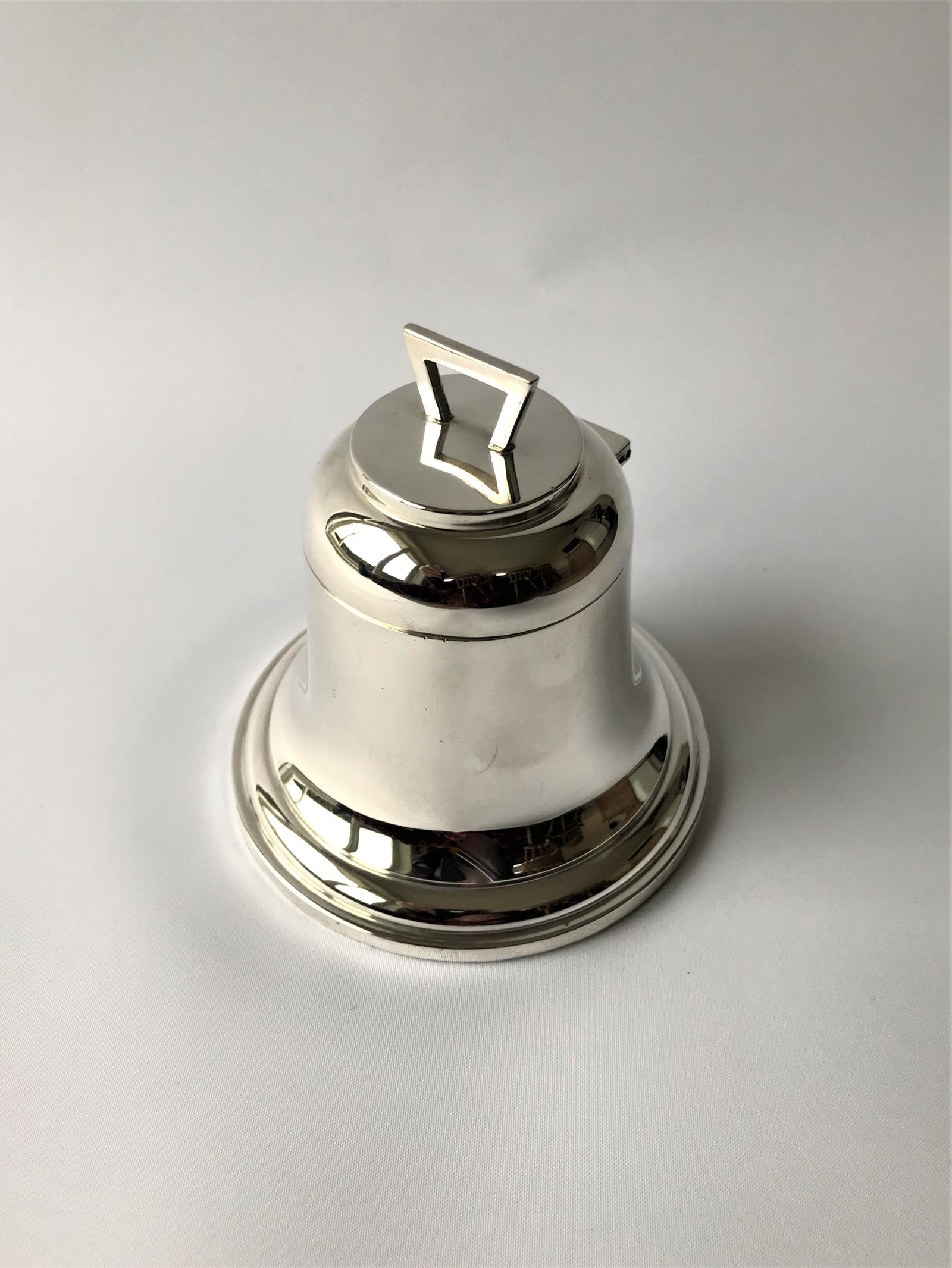 Handsome George V Novelty Large Silver Bell Inkwell (1 of 7) Handsome George V Novelty Large Silver Bell Inkwell (1 of 7)