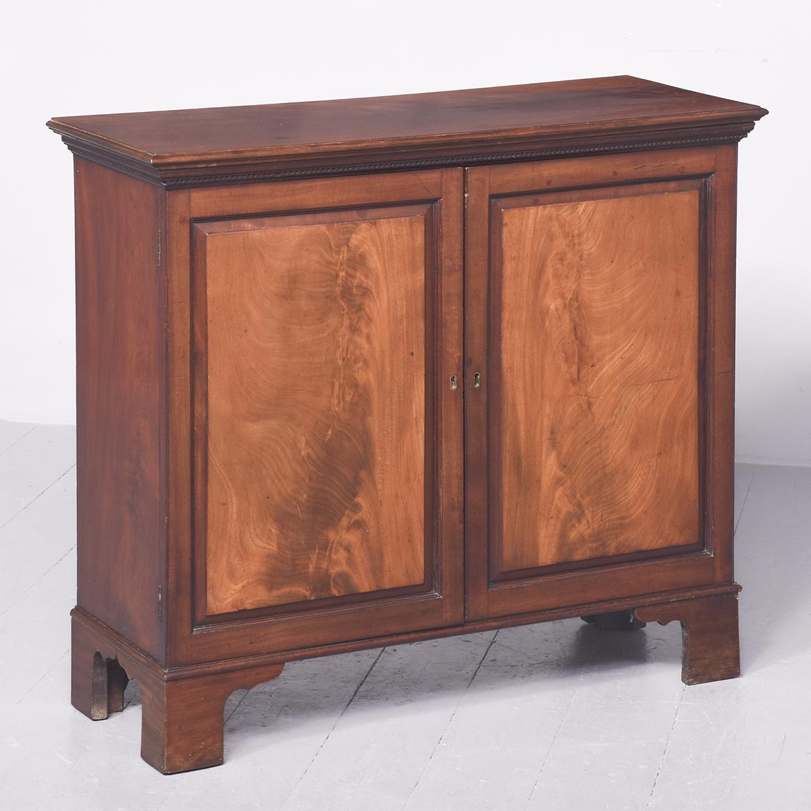 Rare George III Neat-Sized Two-Door Mahogany Cabinet (1 of 7) Rare George III Neat-Sized Two-Door Mahogany Cabinet (1 of 7)