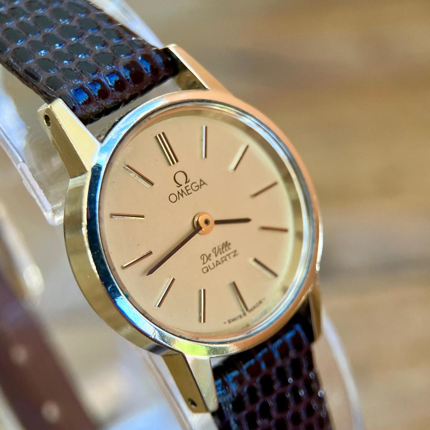 Watch | Vintage Omega De Ville Ladies Quartz Watch | c.1980 | Gold Plated | Champagne Dial (1 of 10) Watch | Vintage Omega De Ville Ladies Quartz Watch | c.1980 | Gold Plated | Champagne Dial (1 of 10)