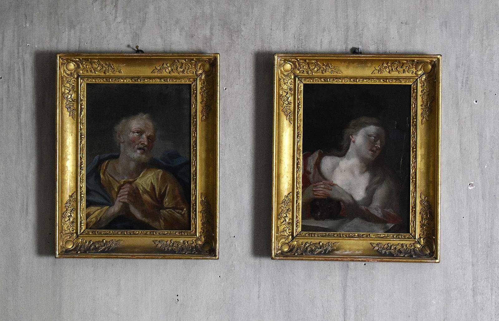 Fine Pair of Italian Religious Oil Paintings (1 of 7) Fine Pair of Italian Religious Oil Paintings (1 of 7)
