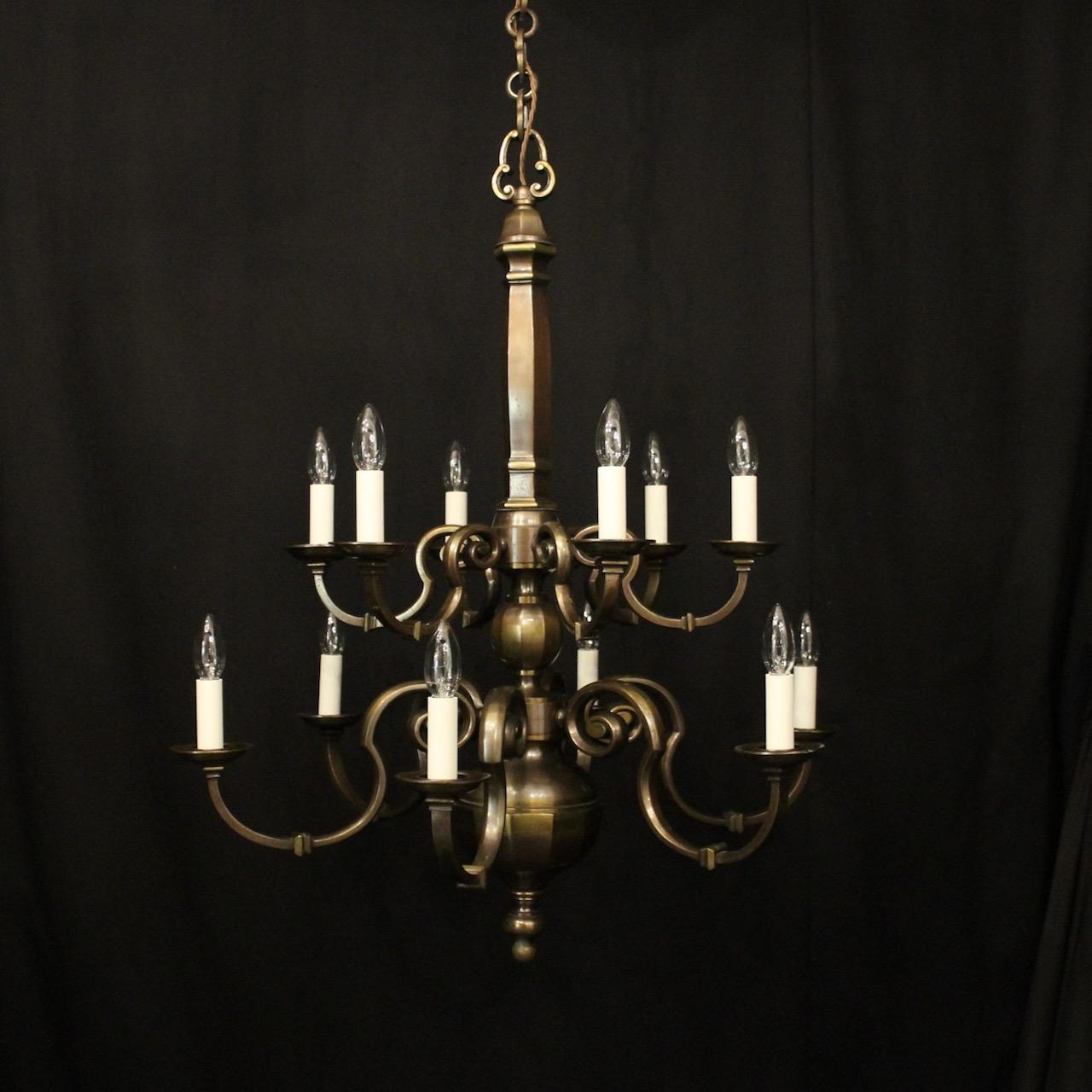 English Bronze 12 Light Antique Chandelier (1 of 10) English Bronze 12 Light Antique Chandelier (1 of 10)