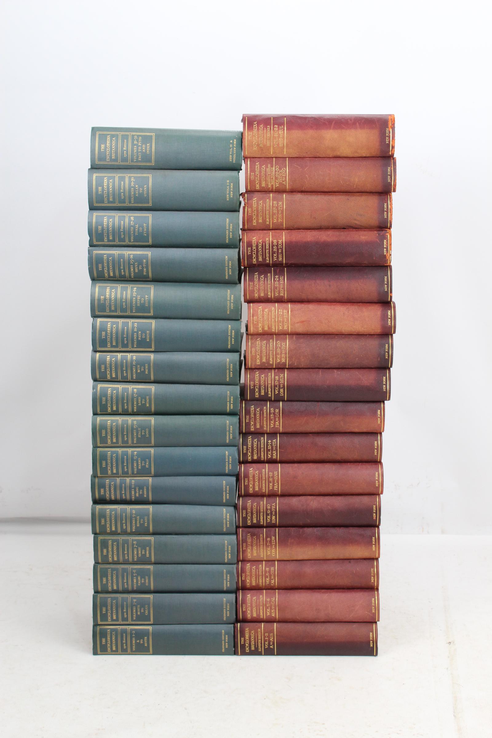 2 Sets of 1920s Encyclopedia Britannica (1 of 13) 2 Sets of 1920s Encyclopedia Britannica (1 of 13)