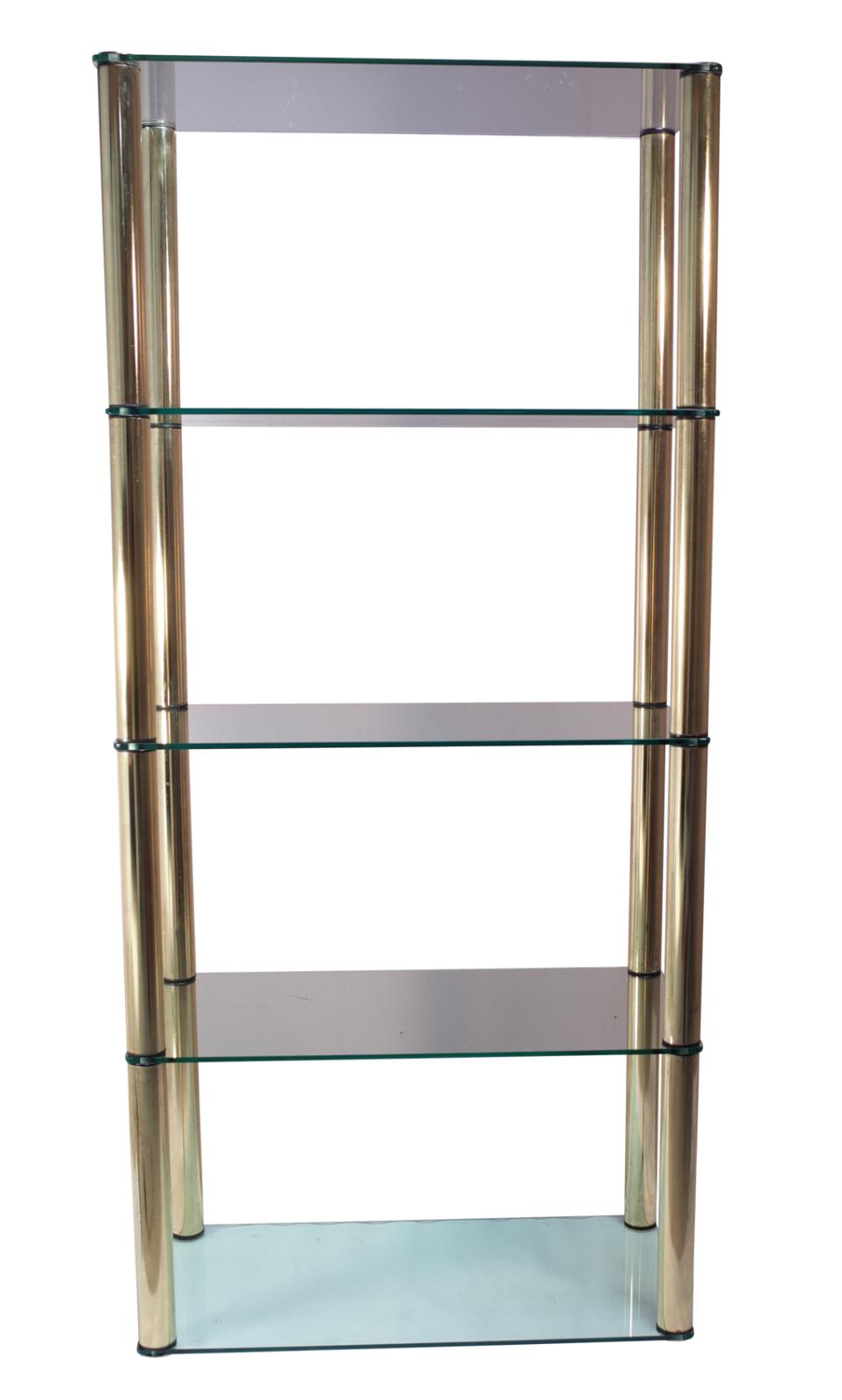 Brass and Glass Shelf (1 of 4) Brass and Glass Shelf (1 of 4)