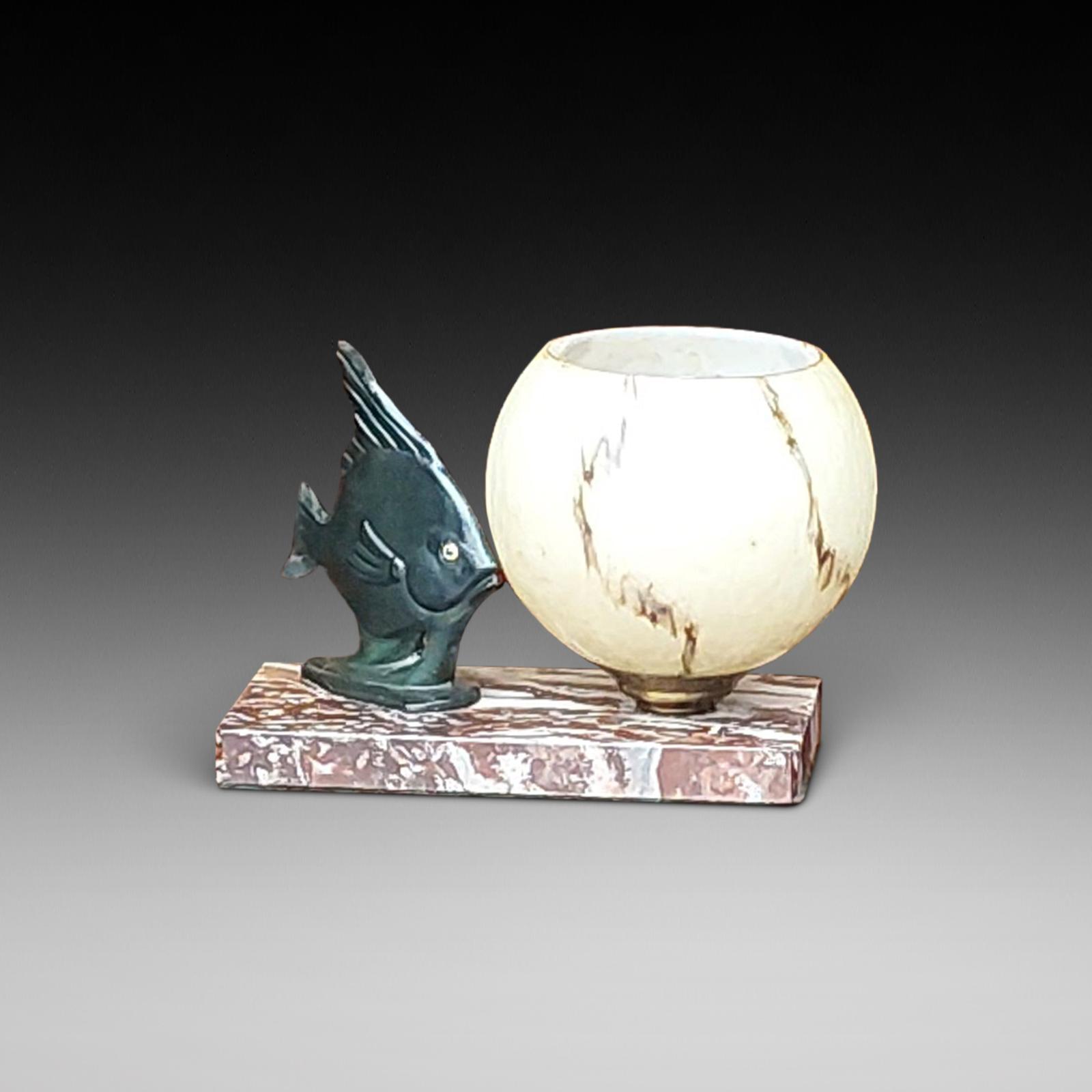 Art Deco Table "Angel Fish" Lamp (1 of 6) Art Deco Table "Angel Fish" Lamp (1 of 6)