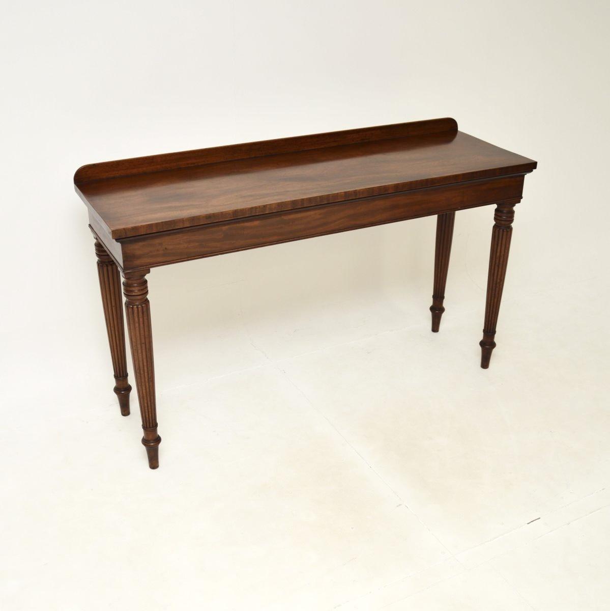 Large Antique Victorian Mahogany Console Table (1 of 8) Large Antique Victorian Mahogany Console Table (1 of 8)