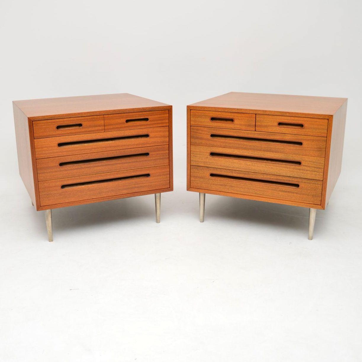 1960s Pair of Vintage Mahogany Chests by Edward Wormley for Dunbar (1 of 12)