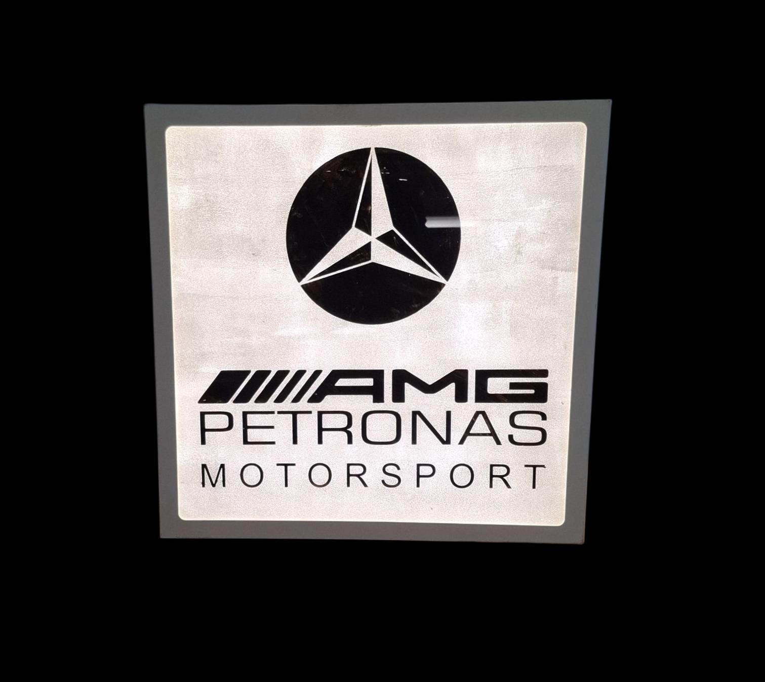 Retro BMW AMG Petronas Motorsport Team Branding Light Box (1 of 3)