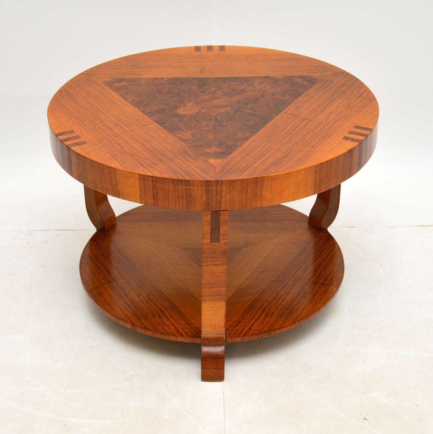 Art Deco Inlaid Walnut Coffee Table (1 of 9) Art Deco Inlaid Walnut Coffee Table (1 of 9)