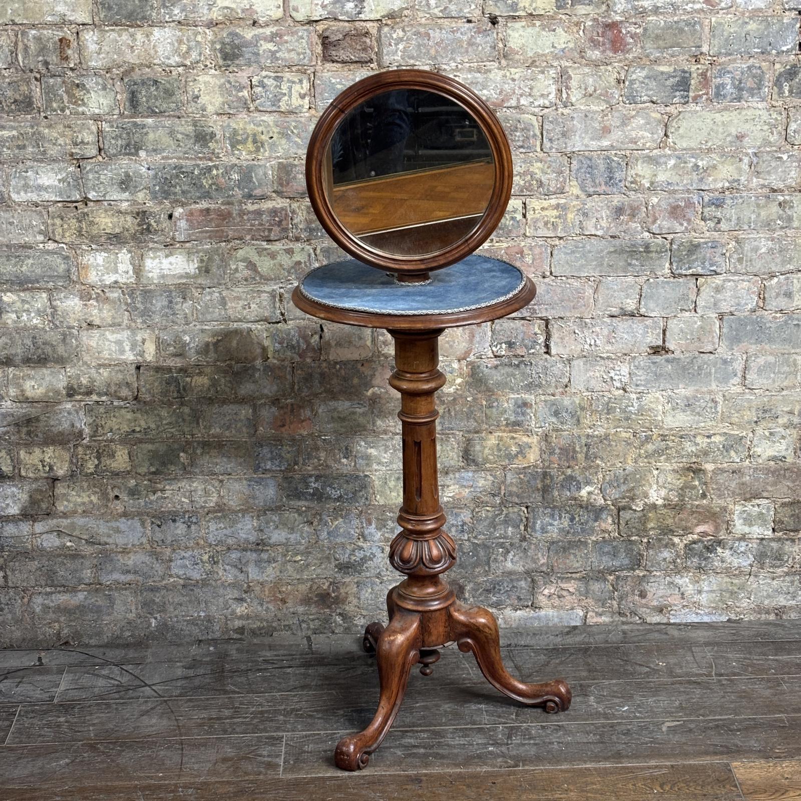 Victorian Mahogany Gentleman’s Shaving Mirror (1 of 5)
