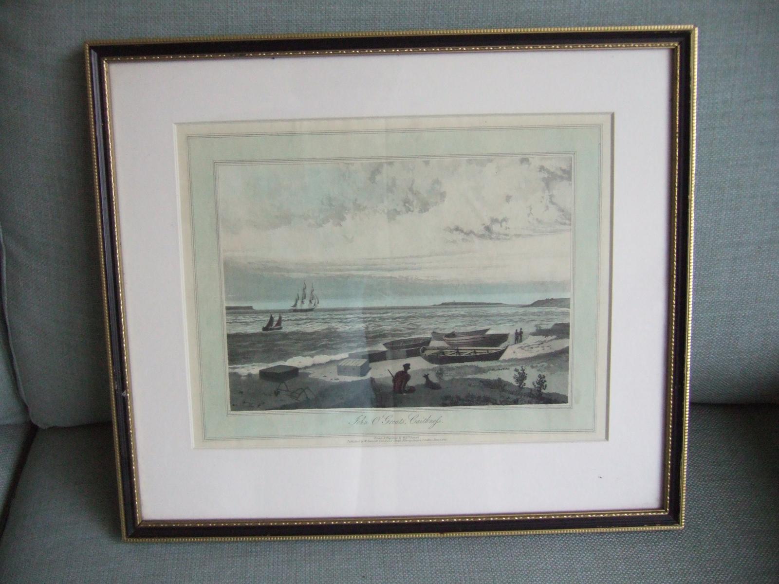 William Daniell RA Engraving of John O’ Groats from "A Voyage Round Great Britain” (1 of 3) William Daniell RA Engraving of John O’ Groats from "A Voyage Round Great Britain” (1 of 3)