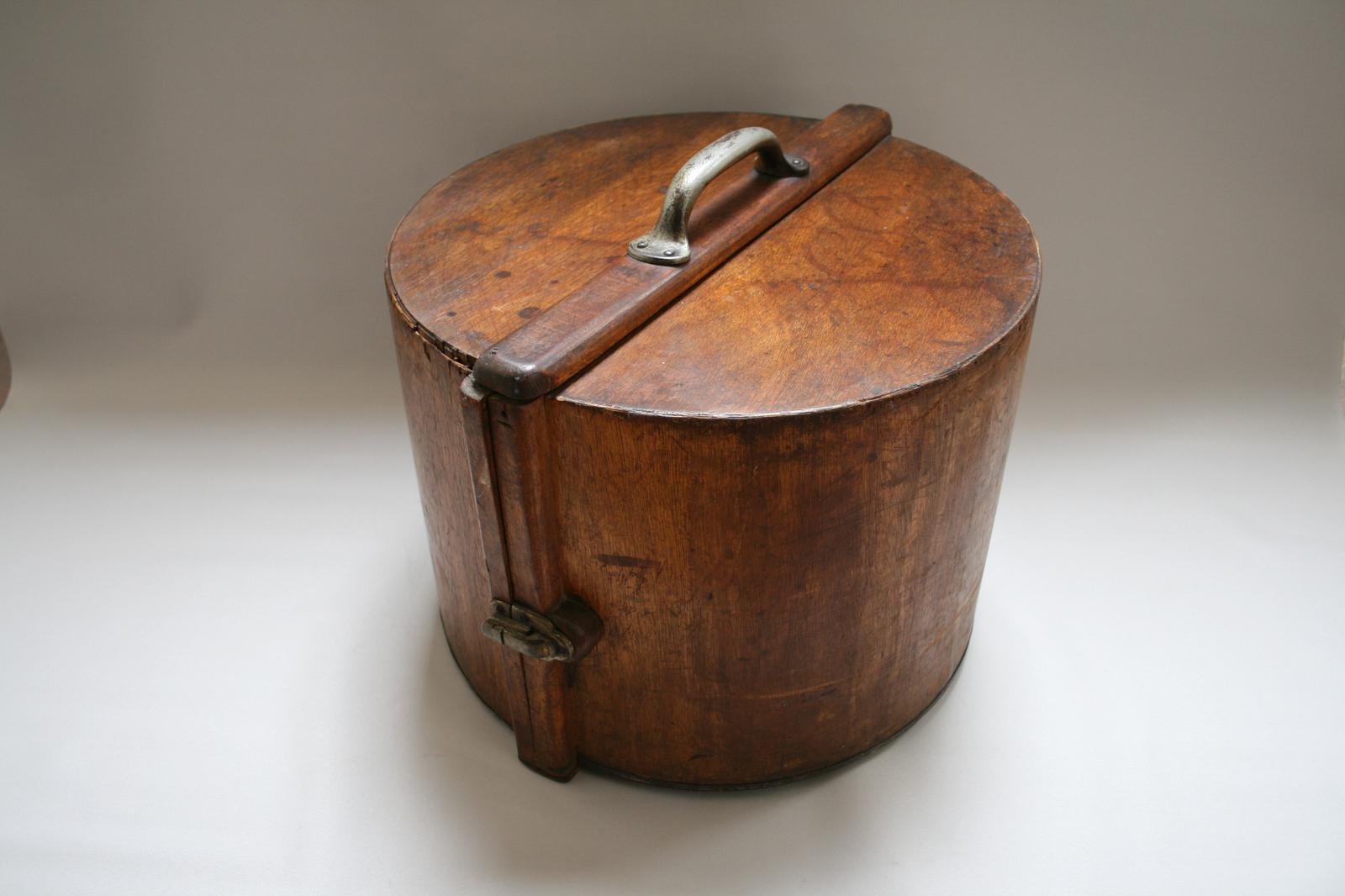 Edwardian Wooden Storage Box (1 of 4)