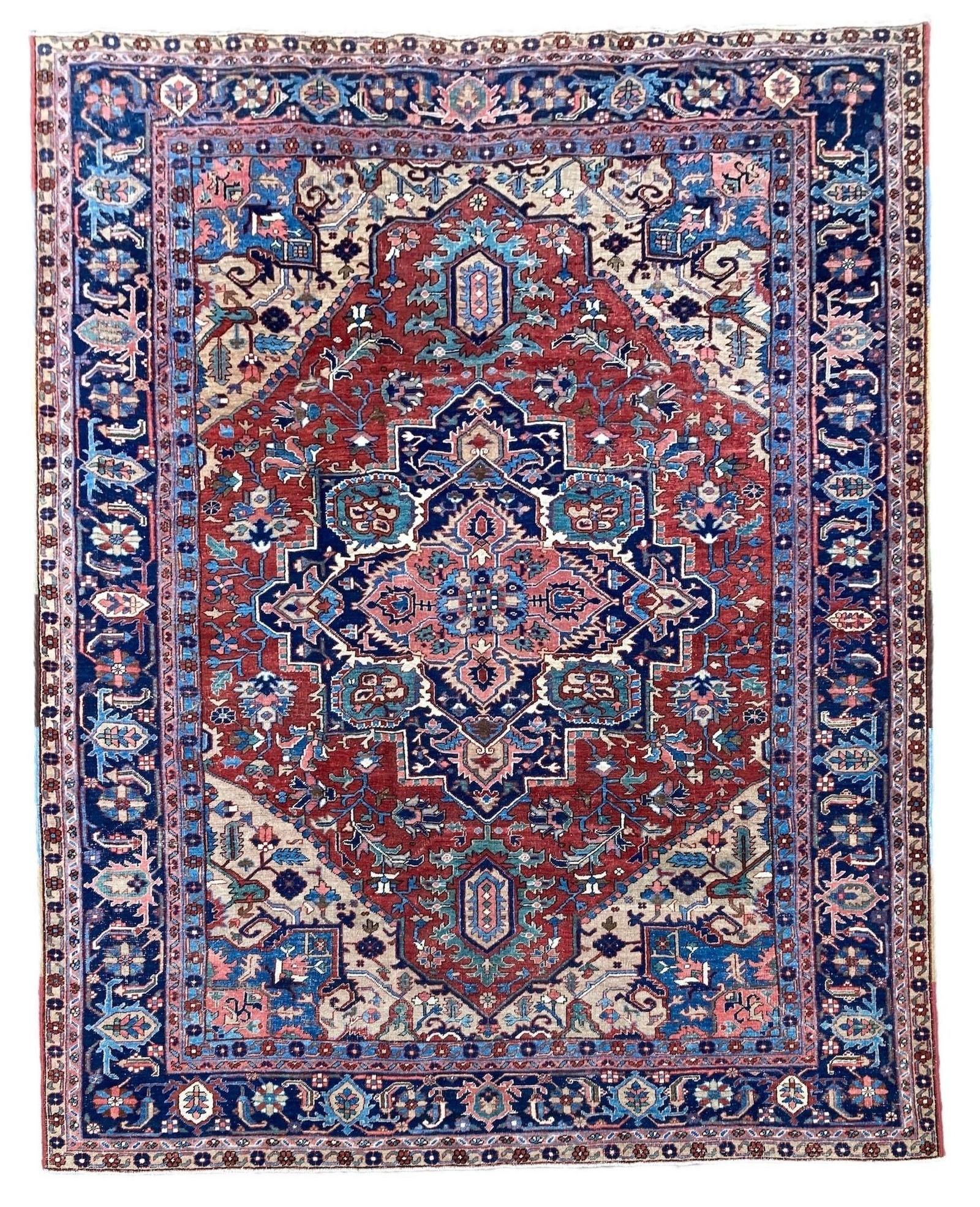Antique Heriz Carpet (1 of 14)