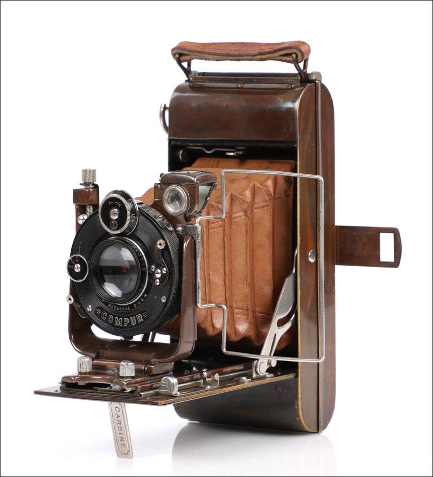 Antique Ensign Carbine No.6 Tropical Folding Bellows Camera. England 1926 to 1931 (1 of 18)