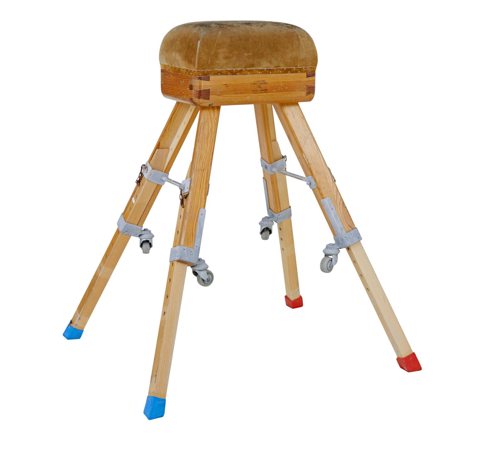 Mid Century Swedish Pine Gym Horse (1 of 8) Mid Century Swedish Pine Gym Horse (1 of 8)