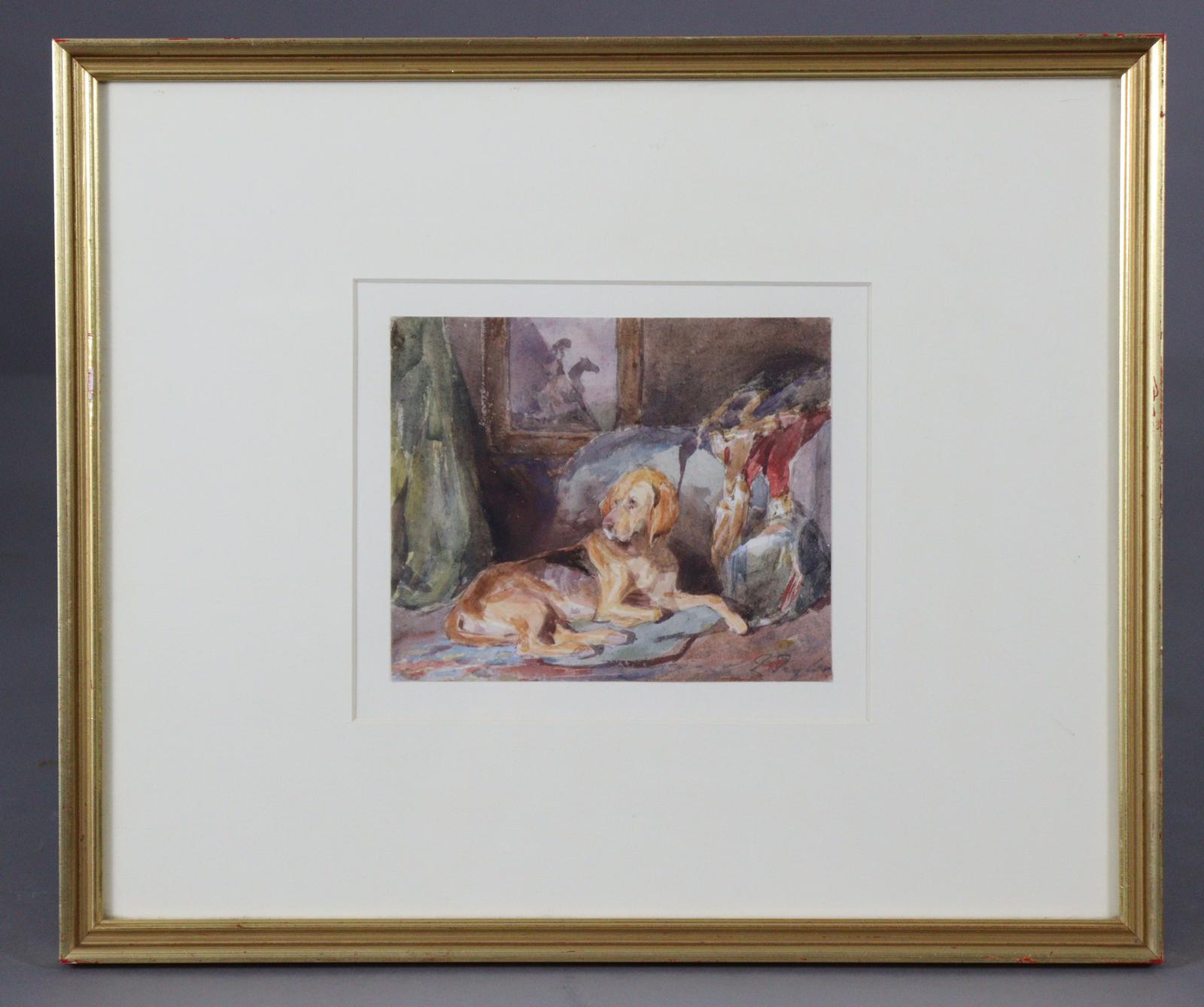 Frederick Tayler - Watercolour - Guarding Master's Uniform (1 of 2)