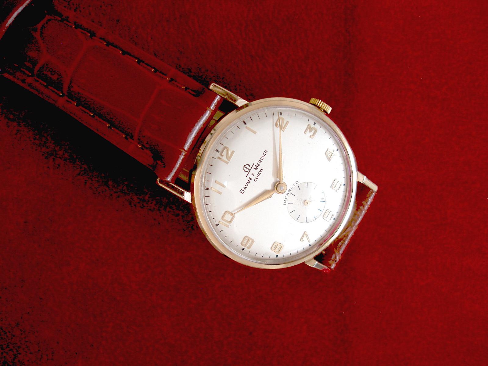 Baume & Mercier Gold Wristwatch (1 of 4)