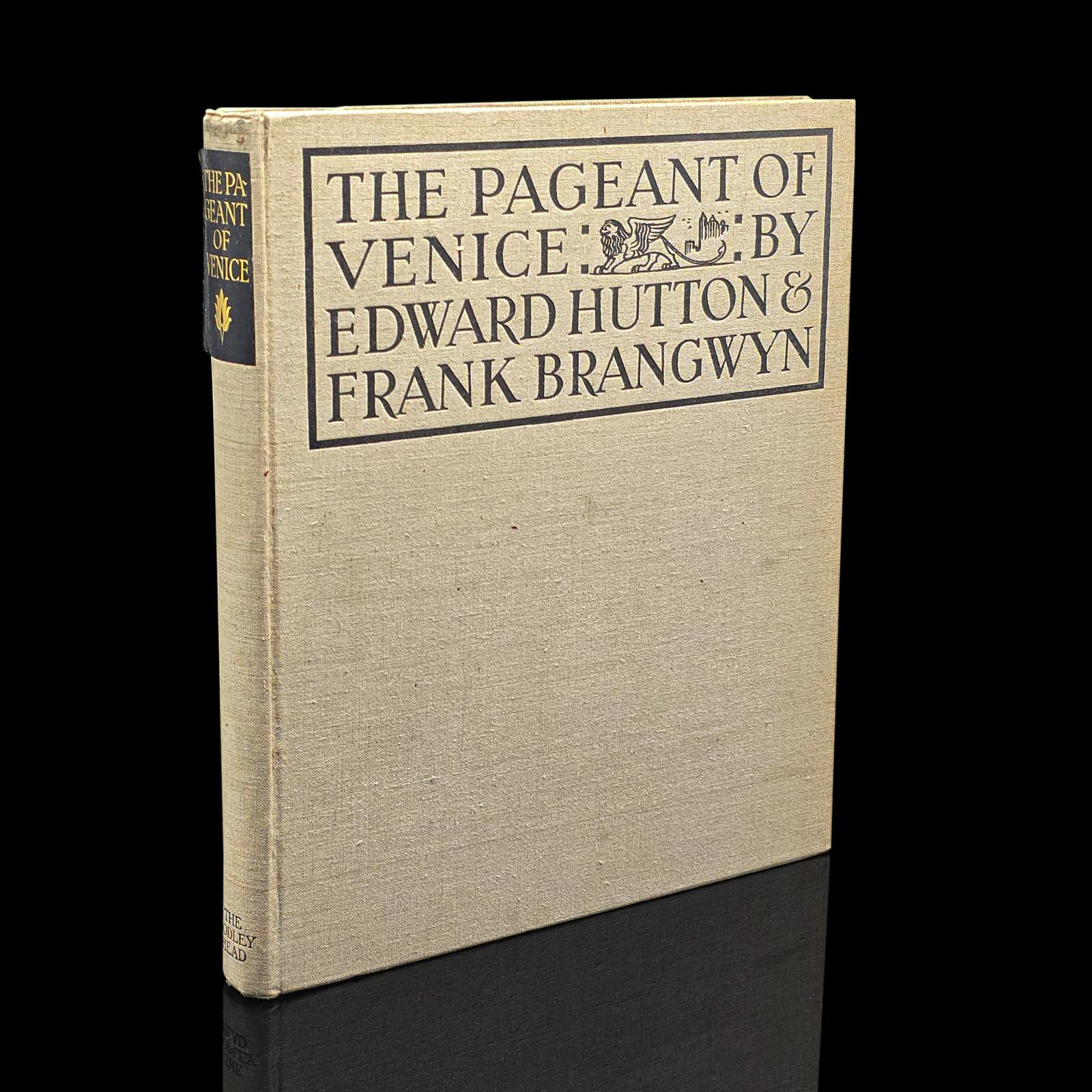 Antique Art Book, The Pageant of Venice, Hutton & Brangwyn, Illustrated, C.1920 (1 of 12)