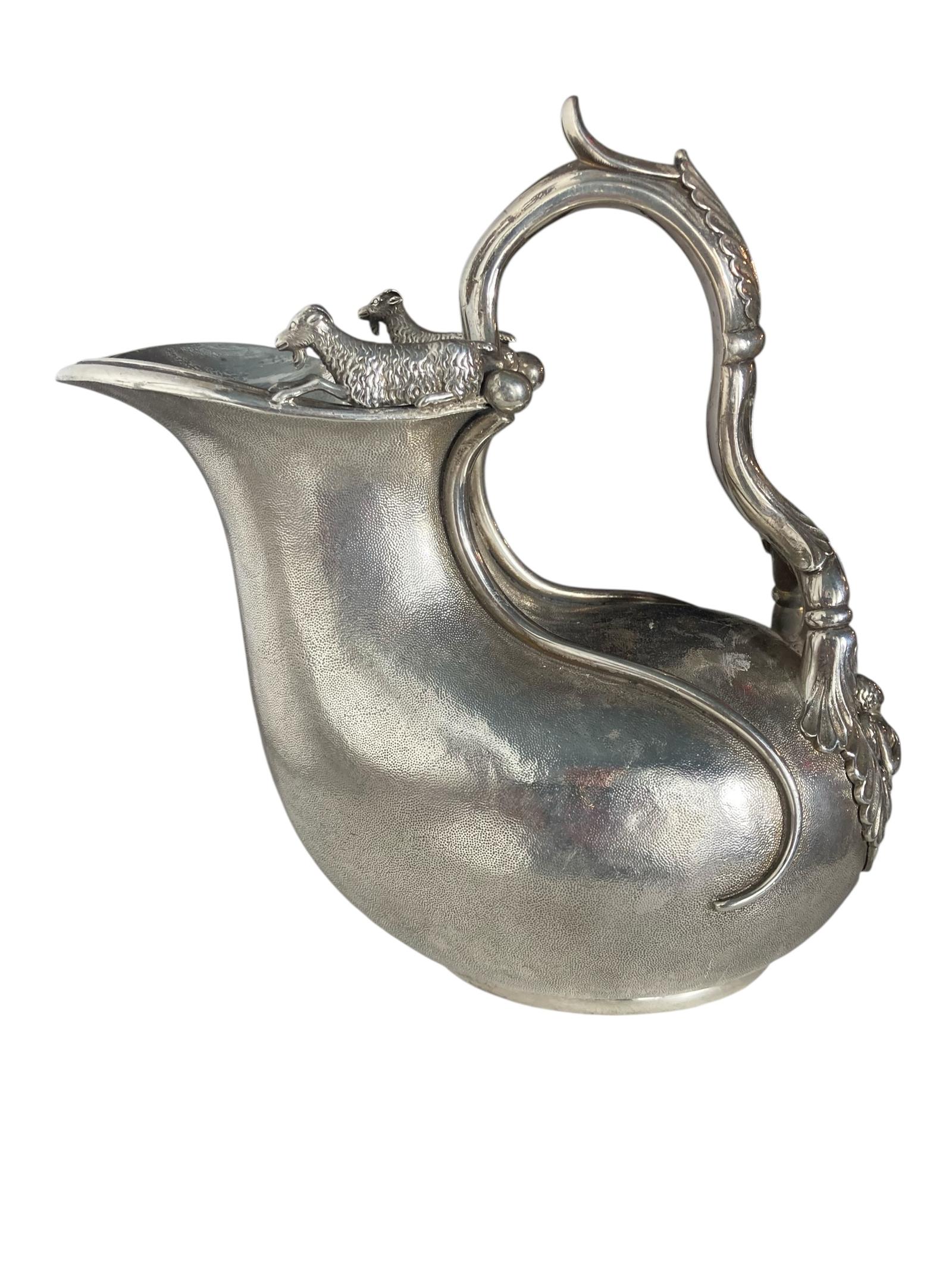 Antique Askos Jug Sterling Silver with Markings 19th Century (1 of 10) Antique Askos Jug Sterling Silver with Markings 19th Century (1 of 10)
